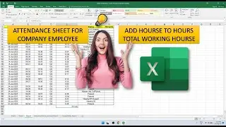 Attendance Sheets with Automated Hour Calculations! #learnexcel