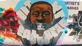 Black Lives Matter: #PaintTheCityBlack x #GetUpStandUp (Graffiti Alley, Toronto)