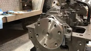 Install rear main seal on Perkins/ rope seal#diy #interesting #skills