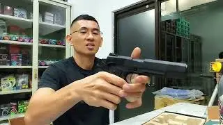 testing a we 1911 meu tactical airsoft toy gun