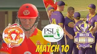 PSL GAMING SERIES 1st EDITION - ISLAMABAD UNITED v QUETTA GLADIATORS MATCH 10
