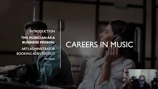 Arts Administrator and Booking Agents and Scouts
