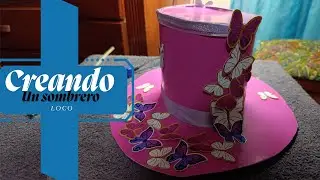 Creando un sombrero loco. contenido para Steemit.
