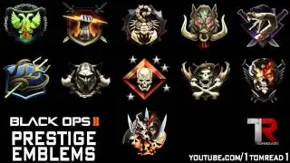 Black Ops 2 - Prestige Emblems (Official Black Ops 2 Prestige Emblems + Prestige Master)