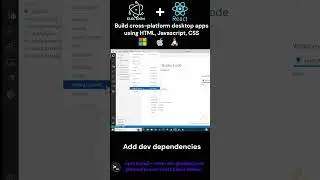Electron app with React and Electron Forge - Getting Started 