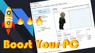 Boost Your PC  🔥🚀 | Clean Background Applications | Windows | HD | Hours Hacking