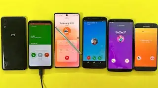 FAKE Calls Vs Incoming Calls Samsung S9,OnePlus5T,Motorola 1S,LG Q6+,ZTE A51 | Outgoing Samsung N20 