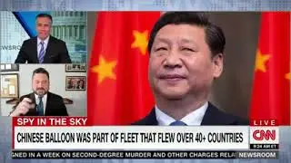 CNN Newsroom with Josh Rogin and Jim Sciutto on China and Balloon Gate 2/9/23