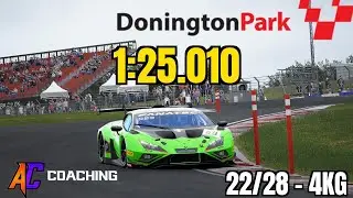 Donington Park HotLap 1:25.010 -Lamborghini Huracan GT3 Evo 2 - ACC 1.10.3