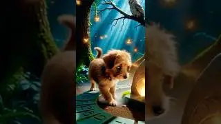 From Silent Woods to a World of Magic, Puppy&rsquo;s Adventure part-1 #puppy #magicalanimals #magical