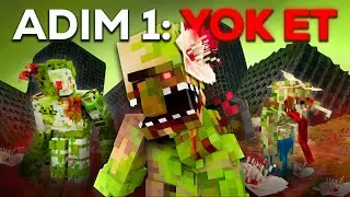 Minecraft ÖLÜMCÜL Parazit Salgınında Hayatta Kalmak... (part 1)