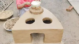 How to make multiple outdoor kitchen।Mitti Chulha making at Home।Mitti ka Chulha kaise banaye #viral