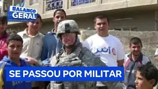 Golpista se passa por militar em guerra na Síria para extorquir mulher