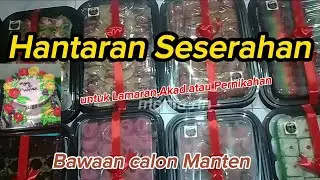 Kue Nampan untuk hantaran seserahan pernikahan