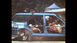 Crash-Test schlechte Ladungssicherung