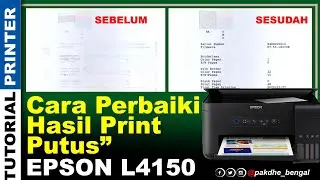 FIX INTERMITTENT PRINT RESULTS ON EPSON L4150