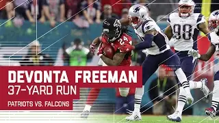 Devonta Freeman Breaks Huge Run! | Patriots vs. Falcons | Super Bowl LI Highlights