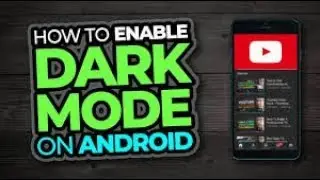 How to Set Dark mod in Youtube by RHINO