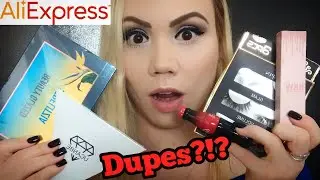 *New* Aliexpress Makeup Haul & Swatches 2018 &bull;Cheap Dupes For Highend Makeup&bull;??| Jenz Beautystyle |