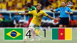 Brasil vs Cameroon 2014 World Cup Highlights