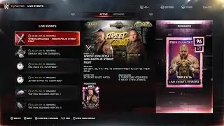 WWE 2K25 MyFaction Live Event Wrestlepalooza Indianapolis Street Fight