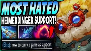 Dark Harvest Heimerdinger is the MOST HATED Support in Season 10?