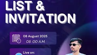 List, Invitation , Enrolment by ~ khushiram Gurjar ( senior manager)