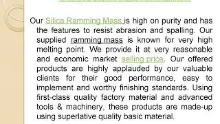 Manufacturer of Ramming mass in India Indonesia