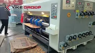 YIKE GROUP 900X2000 Small Box Making Machine Flexo Printer Slotter Machine China Factory