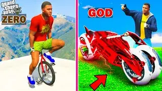 Shinchan and Franklin Transforming Zero to God Bike Through Portal in GTA 5