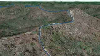 Auxier Ridge Trail 3D Flyover