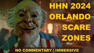 HHN 2024 &ndash; All Scare Zones and Street Experiences Full Walkthrough 4K | No Commentary