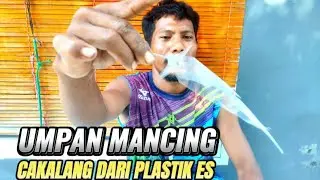 CARA MEMBUAT UMPAN MANCING CAKALANG DARI PLASTIK