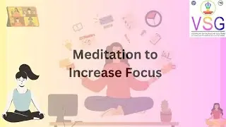 Meditation to Increase Focus 🧘&zwj;♀️ ✨️ || #breathing #technique #concentration || Hinglish || Hindi