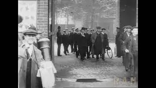 1914 8,000 Strike at Woolwich Arsenal, munitions workers down tools, weeks before Britain enters WWI