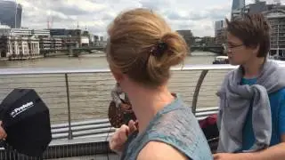 A day out In London with our  1MORE MK802 Red Over Ear Headphones