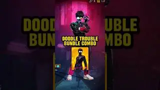 Top 5 New Doodle Trouble Bundle Dress up COMBO Free Fire 🔥#trending #freefire