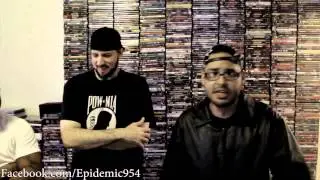Epidemic spits incredible bars for R.A The Rugged Man