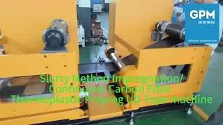 Slurry Method Impregnation/Continuous Carbon Fiber Thermoplastic Prepreg UD Tape machine