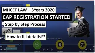 MHCET LAW (3Years) 2020 - CAP Registration Started : - Step by Step process | How to fill details ??