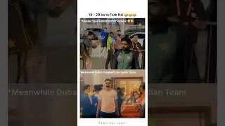 India vs Pakistan grand entry in Dubai for Champions Trophy #short #viral #cricketbuzz #indvspak