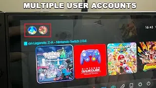 Как добавить несколько профилей пользователей на Nintendo Switch 2