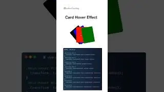 Card Hover Effect #css3 #coding #webdevelopment #subscribe #javascript