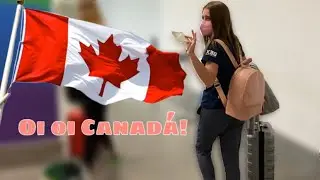 Diário de intercâmbio #1 | Vlog saída do Brasil e chegada no Canadá!