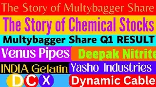 The Story of Multybagger Share 🥱The Story of Chemical Stocks🌸 Multybagger STOCK Q1 RESULT Venus Dcx