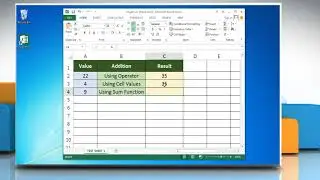 How to SUM numbers in Excel :Tutorial