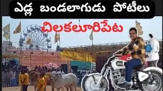 ఎడ్ల బండ లాగుడు పోటీలు చిలకలూరిపేట/#palnadu/#cpt
