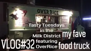Tasty Tuesday Takeover Food Truck Block Party in the Milk District Orlando Florida VLOG #32 OverRice
