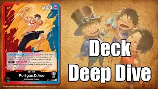 [OP-13] Red Blue Ace: всё подробно! Сборка колоды и многое другое | Карточная игра One Piece