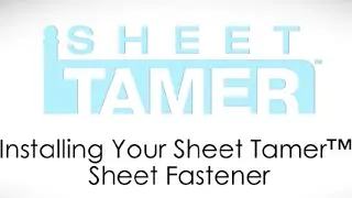How to use the ASOTV Sheet Tamer Sheet Fasteners